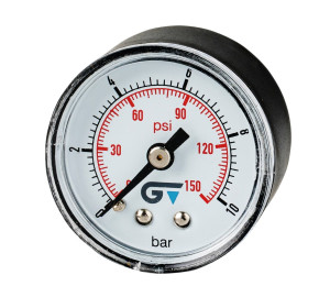 Manómetro DN 40 - ABS - seco - horizontal - 1/8" - BSP